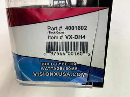 Vision X VX-DH4 Premium Xenon White Fog Light Lamp Light Bulb #H4 60W - PAIR