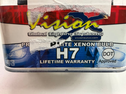 VISION X VX-DH7 White Xenon Fog Light Lamp Light Bulb #H7, 55W 12V