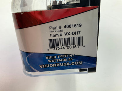 VISION X VX-DH7 White Xenon Fog Light Lamp Light Bulb #H7, 55W 12V