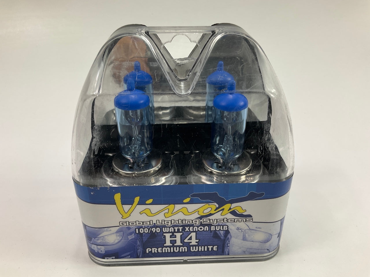 VISION X VX-HH4 Xenon White Head Light Lamp Light Bulb #H4, 100W