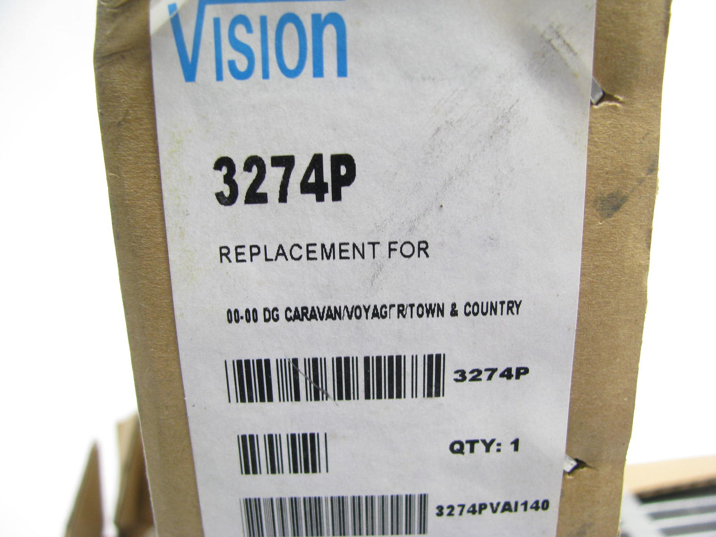 Vision 3274 REAR A/C Condenser For 2000 Voyager, Caravan, Town & Country