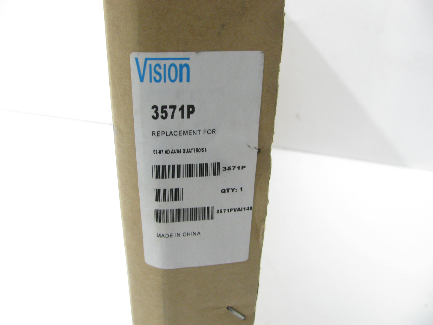 Vision 3571P A/C Condenser For 2006-2009 Audi A4, RS4, S4, A4 Quattro
