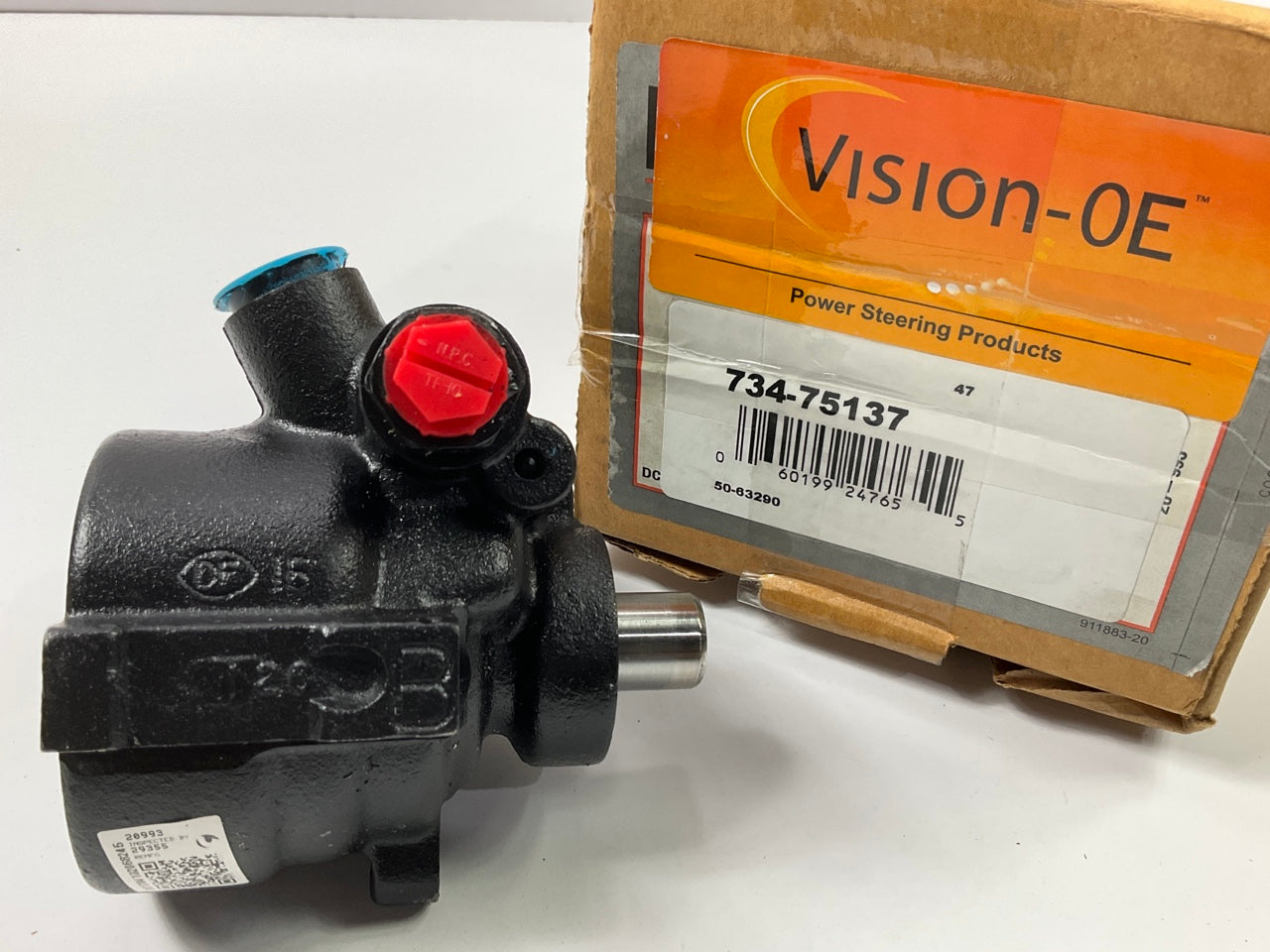 COMES WITHOUT THE RESERVOIR - REMAN. Vision 734-75137 Power Steering Pump