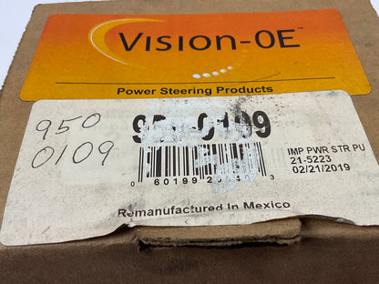 REMAN. Vision 950-0109 Power Steering Pump, W/o Reservoir