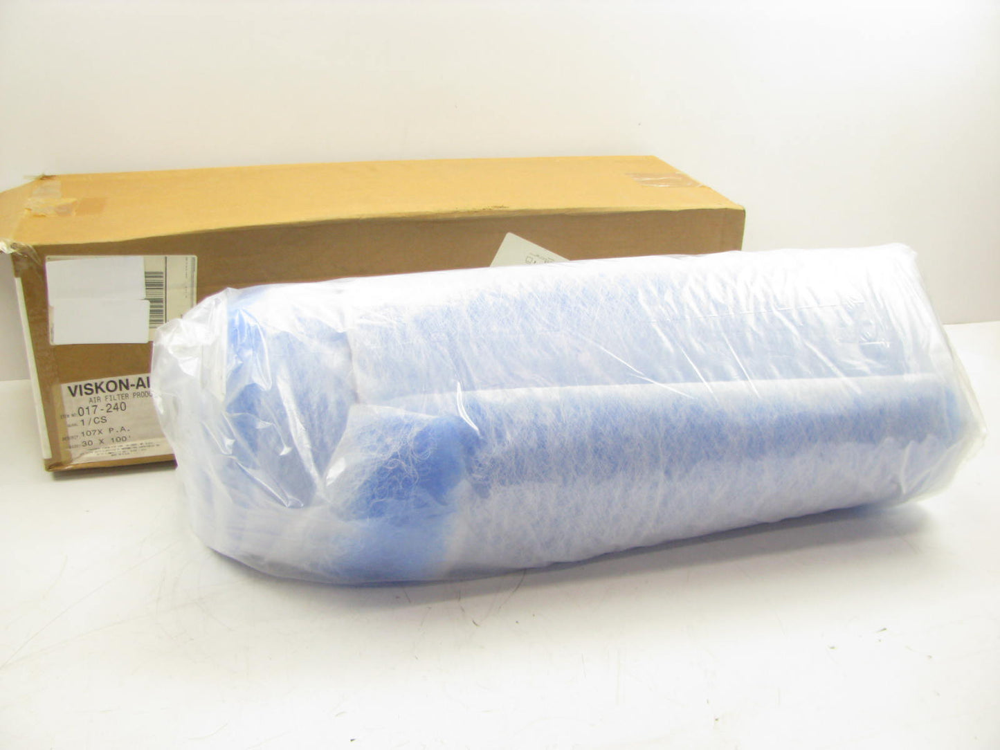 Viskon-aire 017-240 107X Paint Arrestor Fiberglass Roll - 30''×100'×2.5''