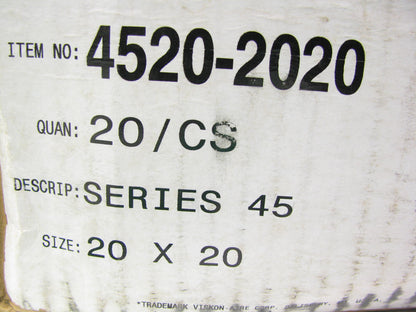 (20) Viskon-aire 4520-2020-20 Series 45 Intake Filters - 20'' X 20''