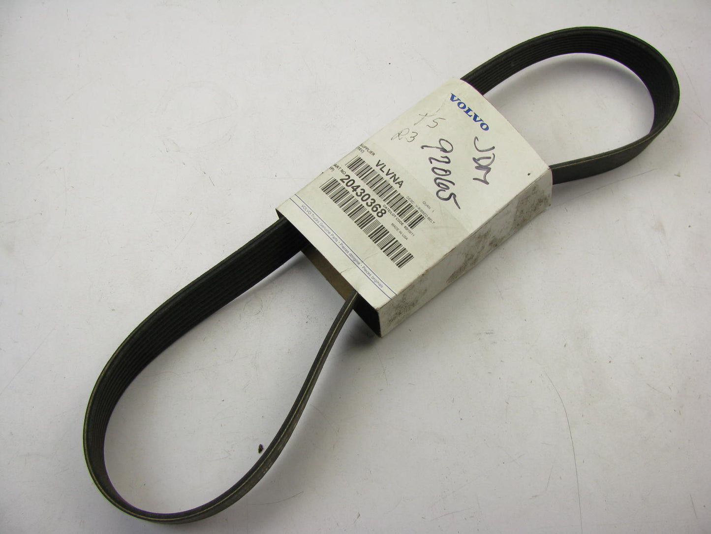 NEW - OEM Volvo 20430368 Serpentine Belt - 1.087'' X 39.125'' - 8 Ribs