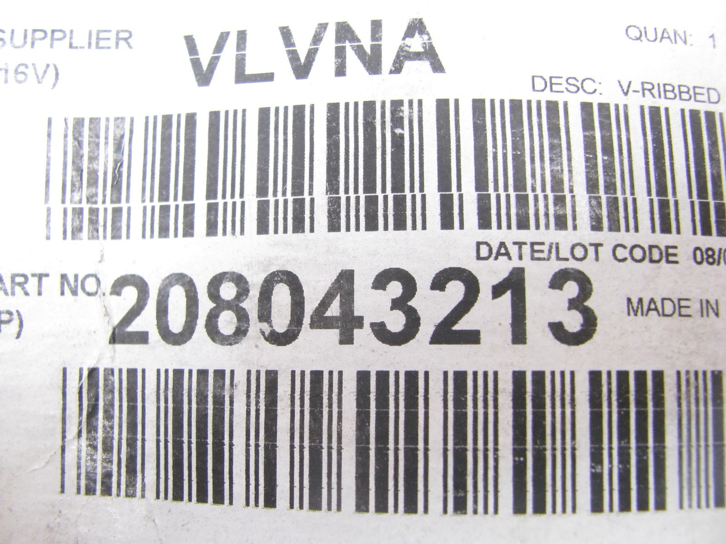 NEW - OEM Volvo 208043213 Serpentine Belt