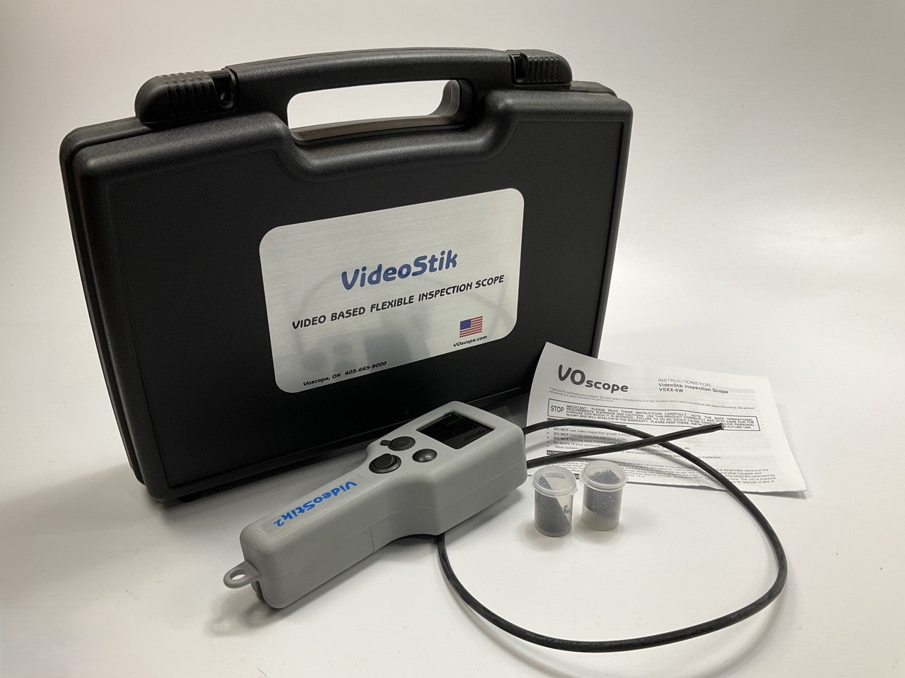 VOScope Visual Optics VideoStik - Video Flexible Probe Camera Inspection Scope