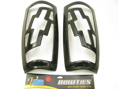 1988-1998 Chevy C/K Truck Tahoe Tail Light Lamp Covers With Bowtie Emblem