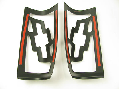 1988-1998 Chevy C/K Truck Tahoe Tail Light Lamp Covers With Bowtie Emblem