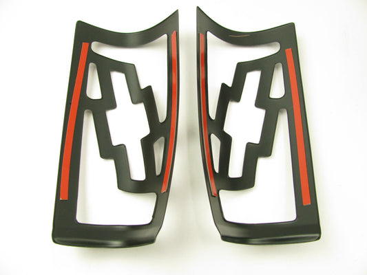 1988-1998 Chevy C/K Truck Tahoe Tail Light Lamp Covers With Bowtie Emblem