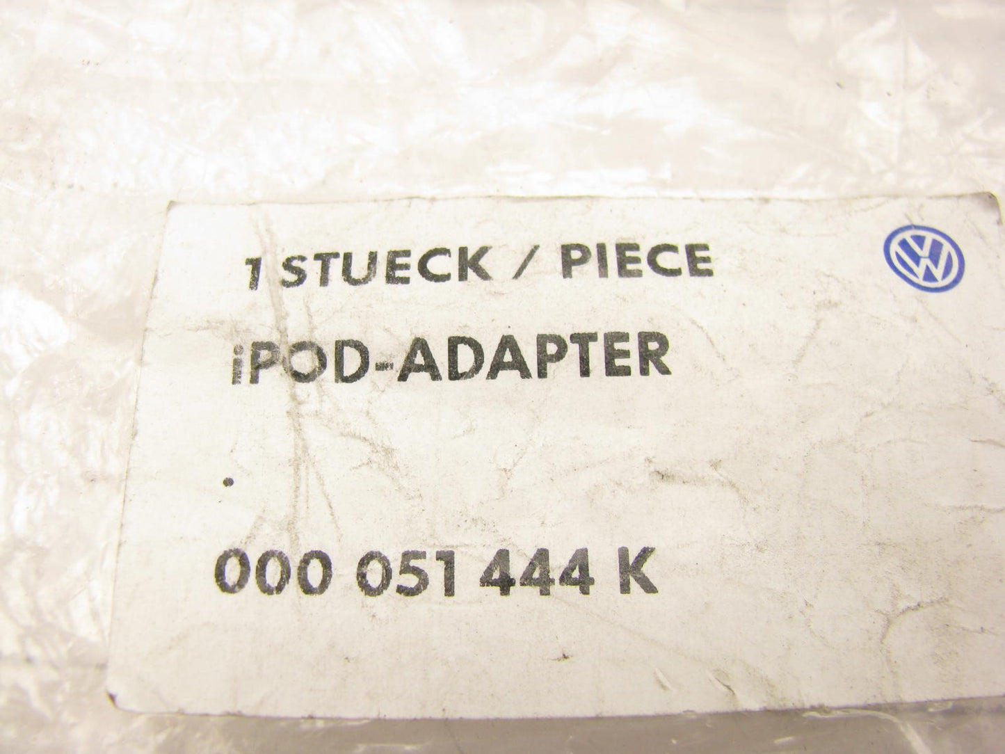 NEW GENUINE Ipod Adapter For Third Generation Radios OEM VW 000051444K