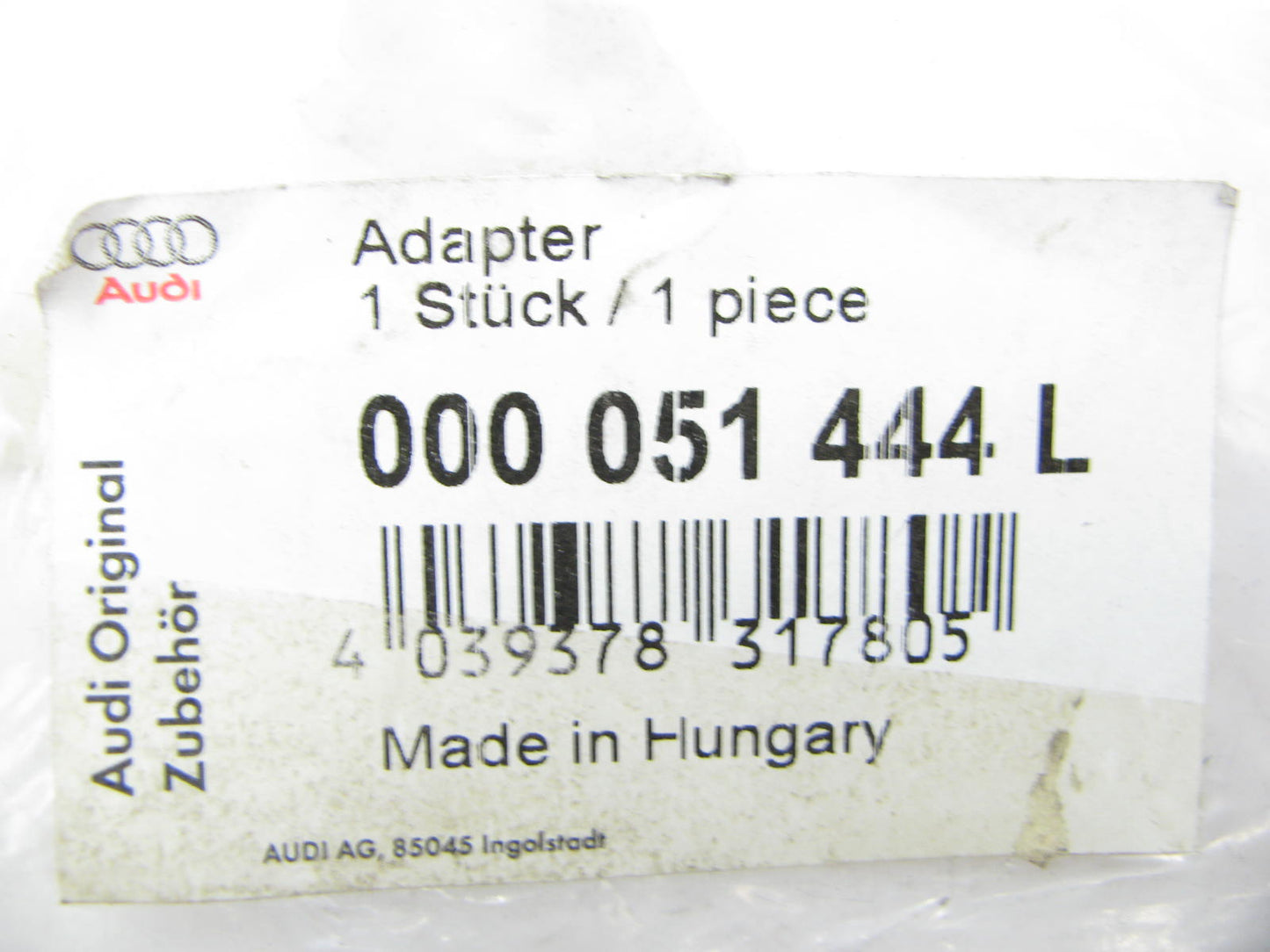 NEW - OEM 000051444L Ipod Adapter Interface Control Module For 2011-15 Audi TT