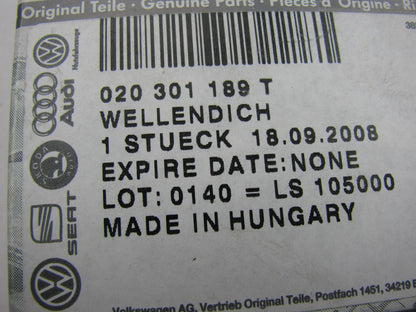 NEW OEM 6-speed Manual Transmission Output Shaft Seal  VW # 020301189T