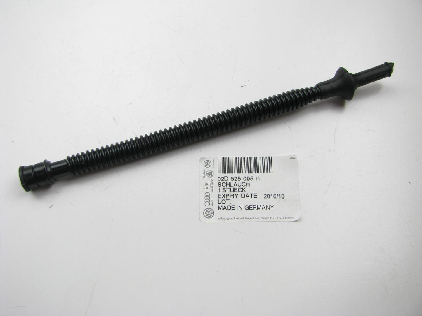 NEW - OEM Genuine Rear Differential Vent Hose Tube For VW Audi 02D525095H