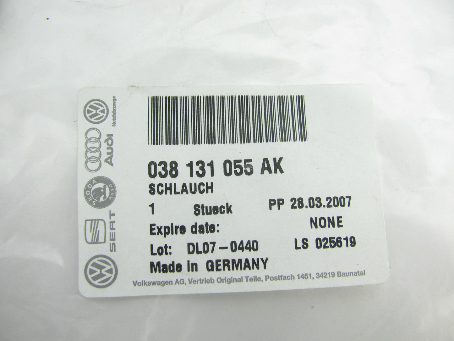 NEW EGR Vacuum Hose Tube Harness OEM For 2002-2005 VW Beetle 1.9L TDI DIESEL