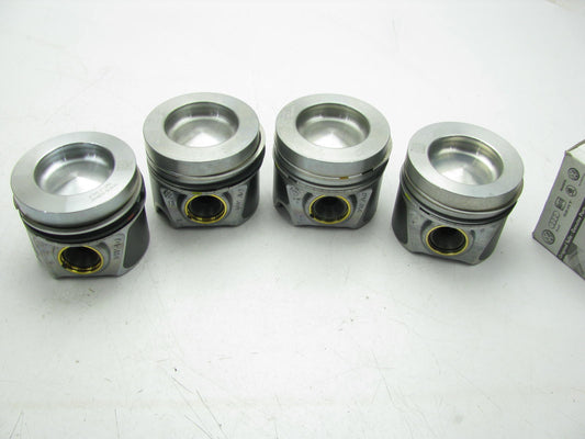 (4) NEW - OEM VW Audi 04L107065A001 Engine Pistons 2015-2016 TDI DIESEL 0.001