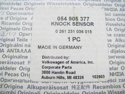 OEM Ignition Knock (Detonation) Sensor OEM For Vw Audi 054905377