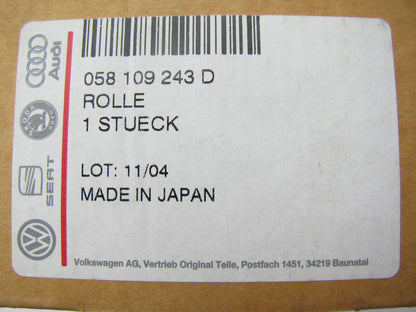 NEW - OEM Genuine Timing Belt Tensioner Audi 058109243D