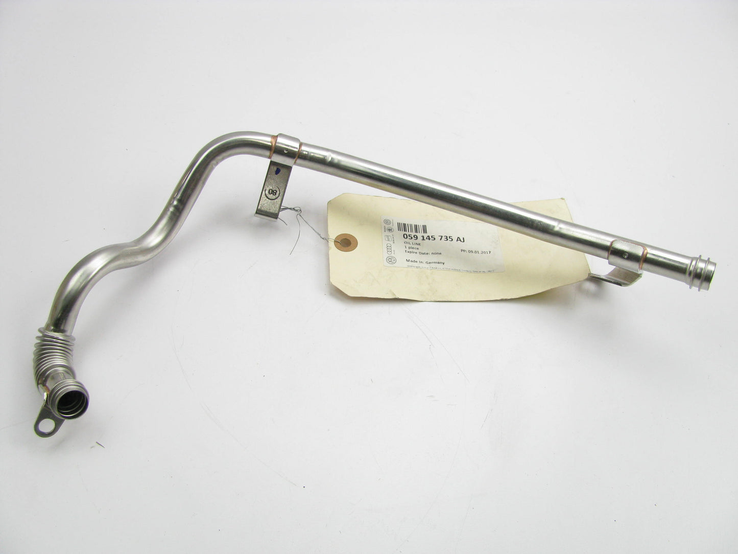 NEW - OEM Turbo Oil Return Line Tube For 2009-2012 Audi Q7 3.0L TDI
