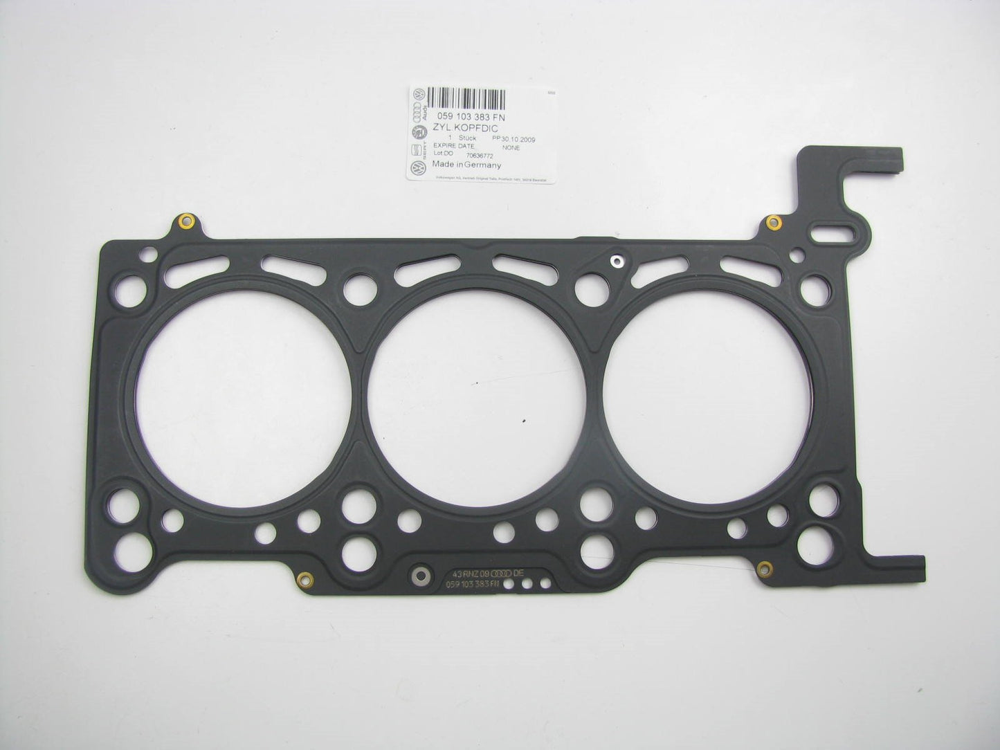 NEW GENUINE OEM VW Audi 059103383FN 3.0L DIESEL Engine LEFT Cylinder Head Gasket