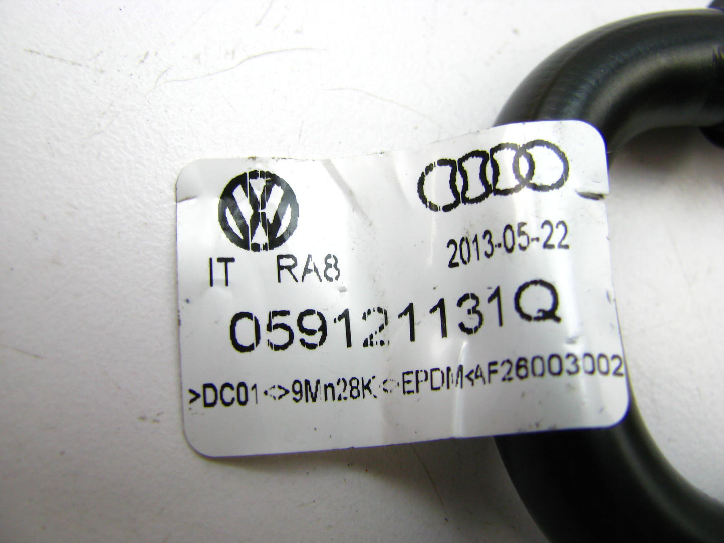 NEW GENUINE Front Center Engine Coolant Pipe Connector Tube OEM Audi 059121131Q
