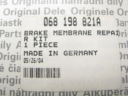 NEW - OEM VW Audi 068198821A Power Brake Vacuum Pump Repair Kit