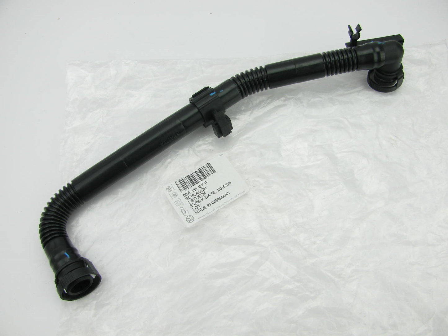NEW - OEM VW 06A131127F Pump To Check Valve Emsissions Pipe For 1998-2002 2.0L