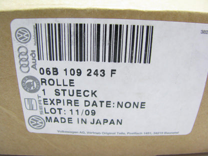 NEW - OEM VW Audi 06B109243F Engine Timing Belt Tensioner Pulley 2000-2006 1.8L