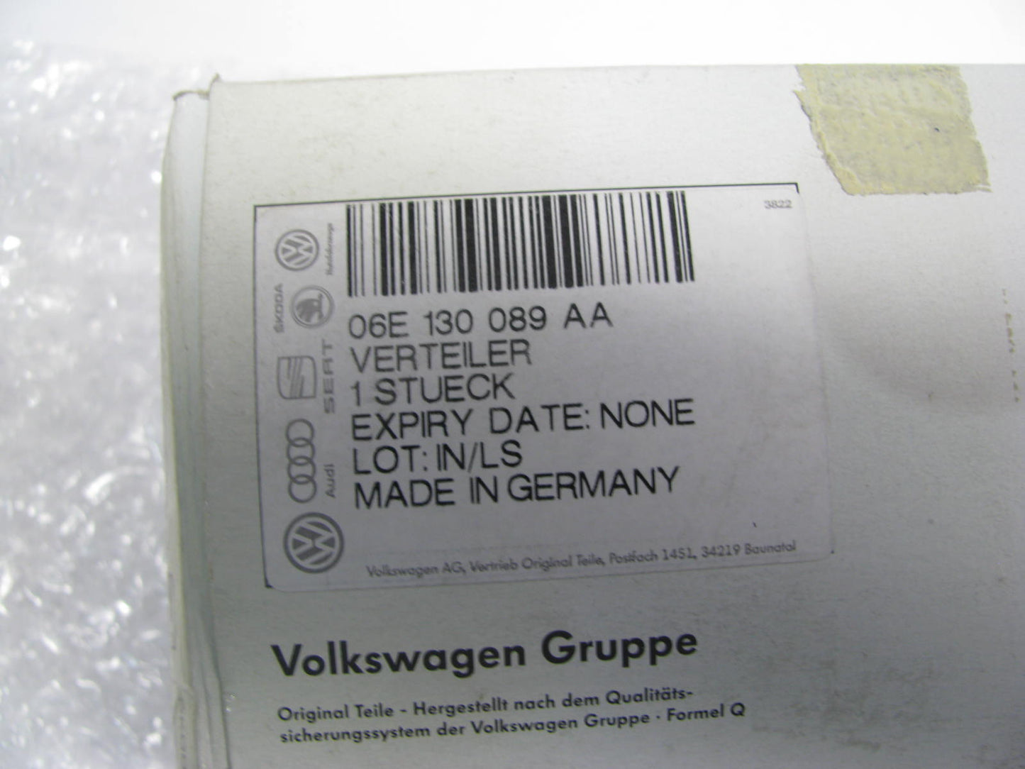 NEW VW Audi 06E130089AA Fuel Rail OEM For 14-18 Audio A7 4GA 4GF 3.0L TFSI