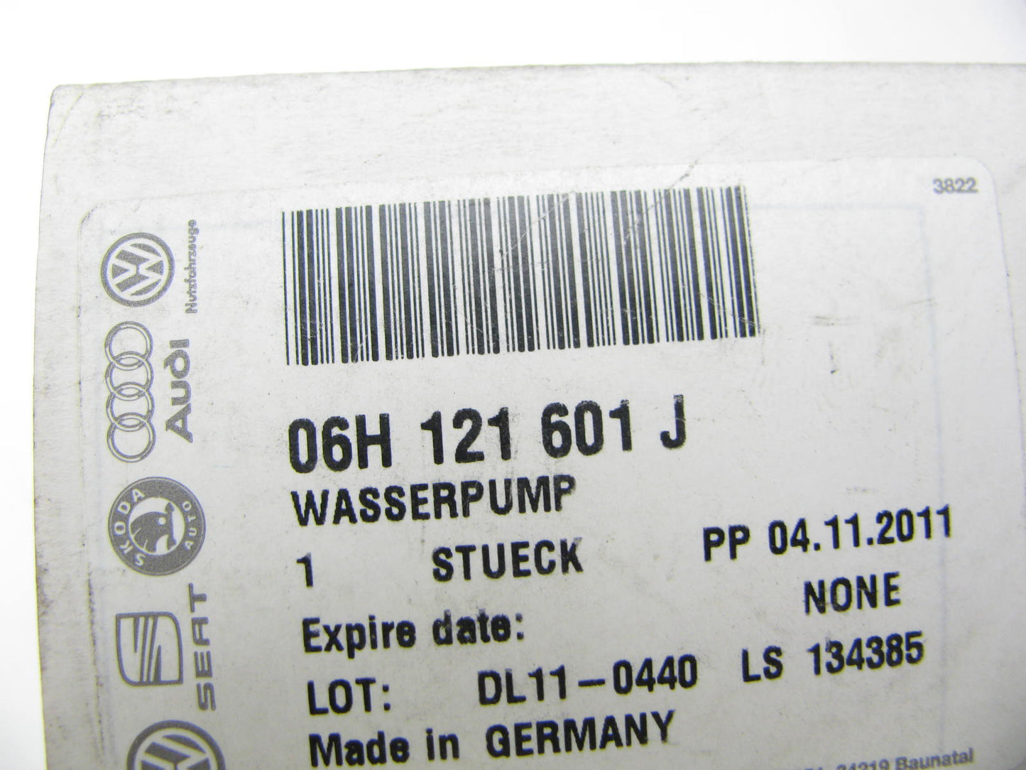 NEW - OEM VW Audi 06H121601J Engine Auxiliary Water Pump 2013-2018 2.0L 3.0L