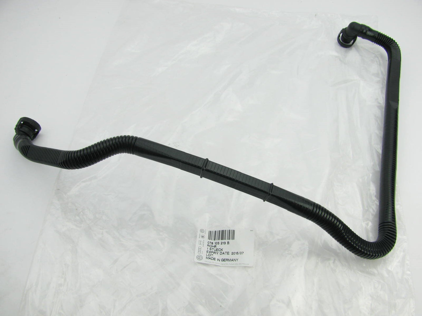 Engine Crankcase Breather PCV Vent Vacuum Hose OEM For 2002-05 VW Passat 2.8L V6