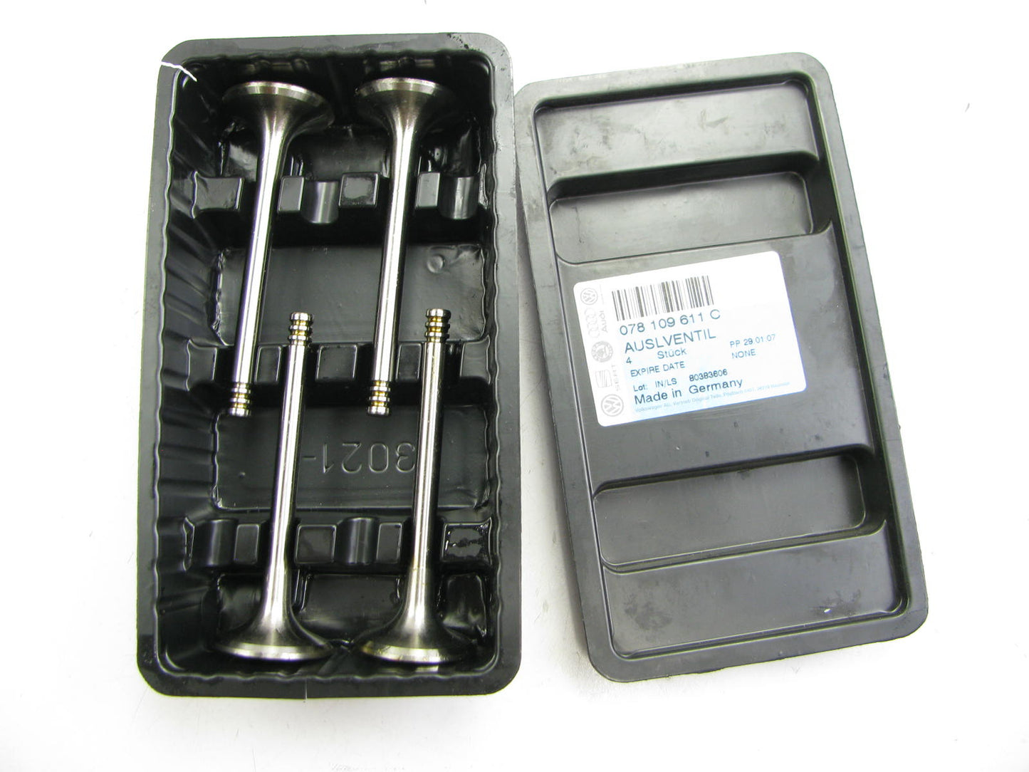 (4) OEM 078109611C EXHAUST Engine Valves 74-91 Vw Audi 1.5L 1.6L 1.7L 1.8L 2.0L