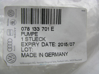 New Genuine Suction Vacuum Pump Hose Line Tube OEM For Audi 2.8L V6 078133701E