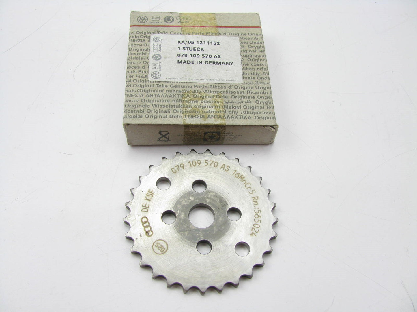NEW - OEM 079109570AS Engine Timing Sprocket 2008-15 Audi R8, 07-08 RS4 4.2L V8