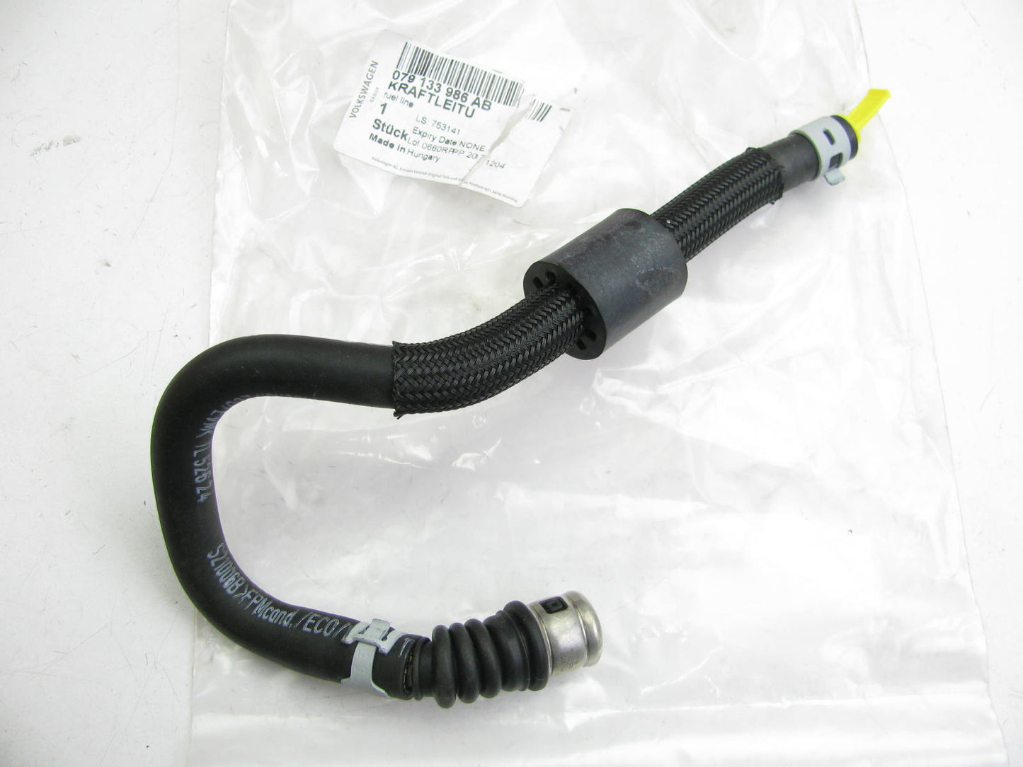 NEW - OEM VW Audi 079133986AB Fuse Line Hose For 2013-2017 S8 A8 4.0L-V8