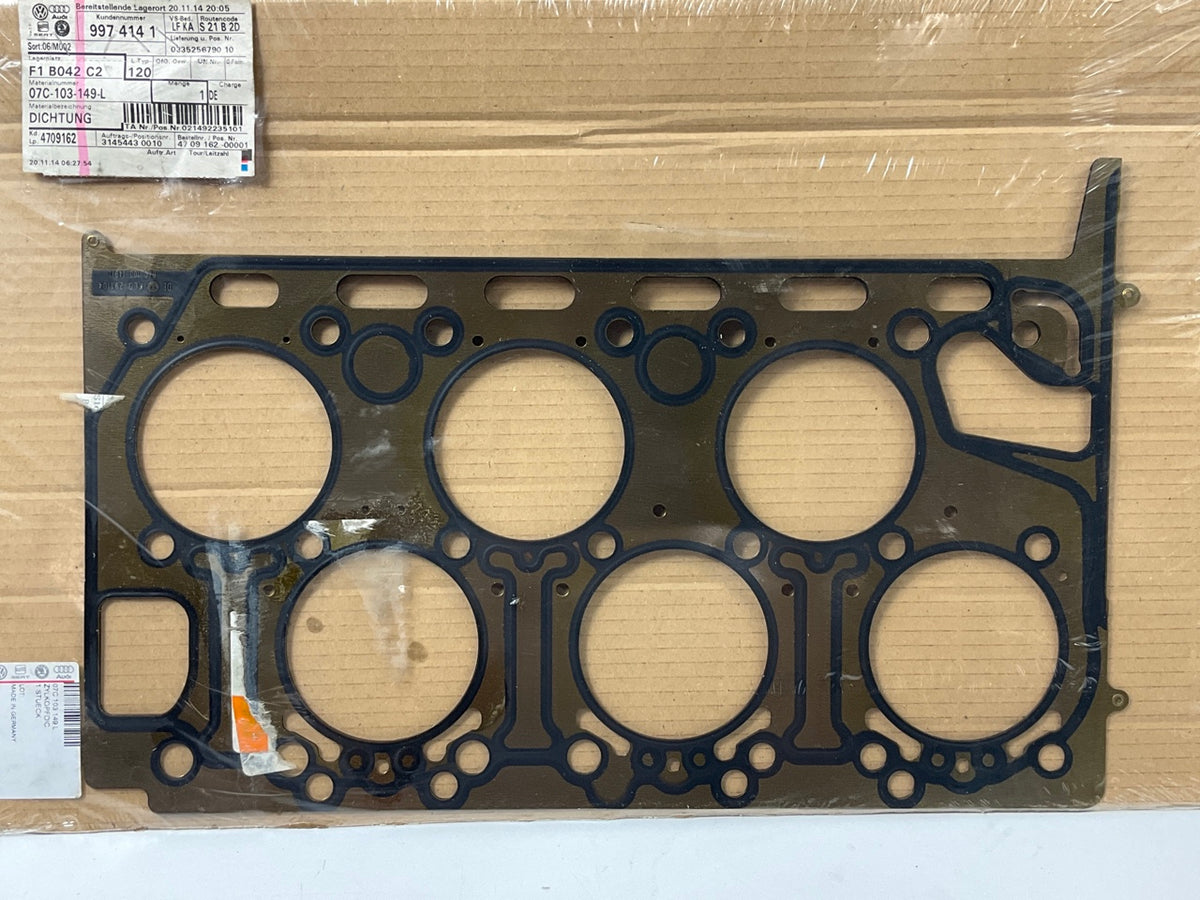 NEW OEM VW Phaeton W12 6.0L Left Head Gasket # 07C103149L