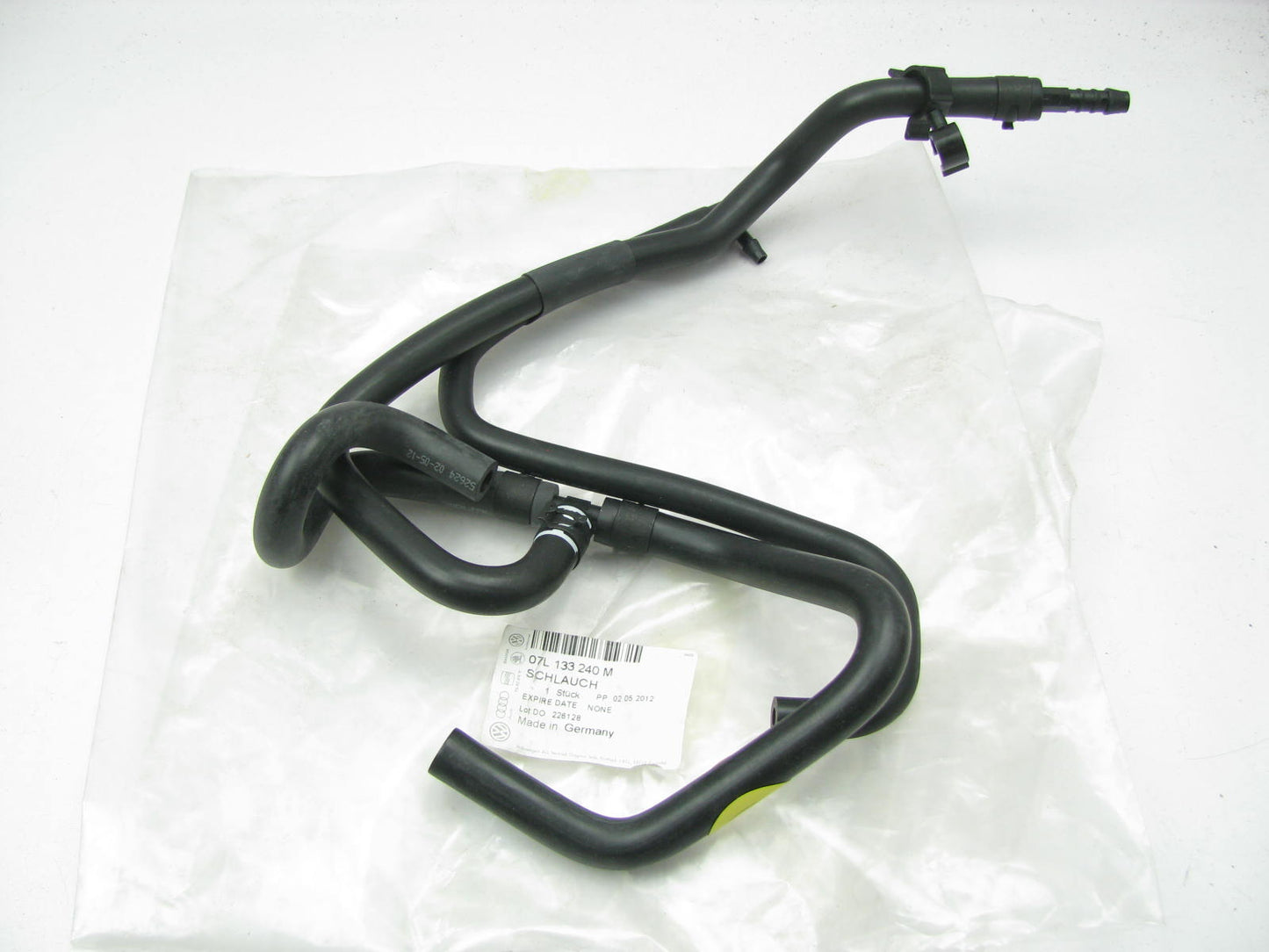 New OEM Intake Manifold Vacuum System Hose Tube - 07-12 Audi R8 V10 07L133240M