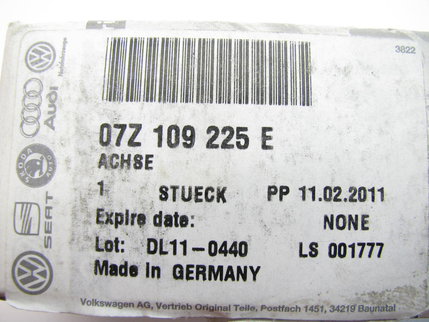 New Engine Control Module Timing Cover Pivot Pin For 03-10 VW Touareg 07Z109225E
