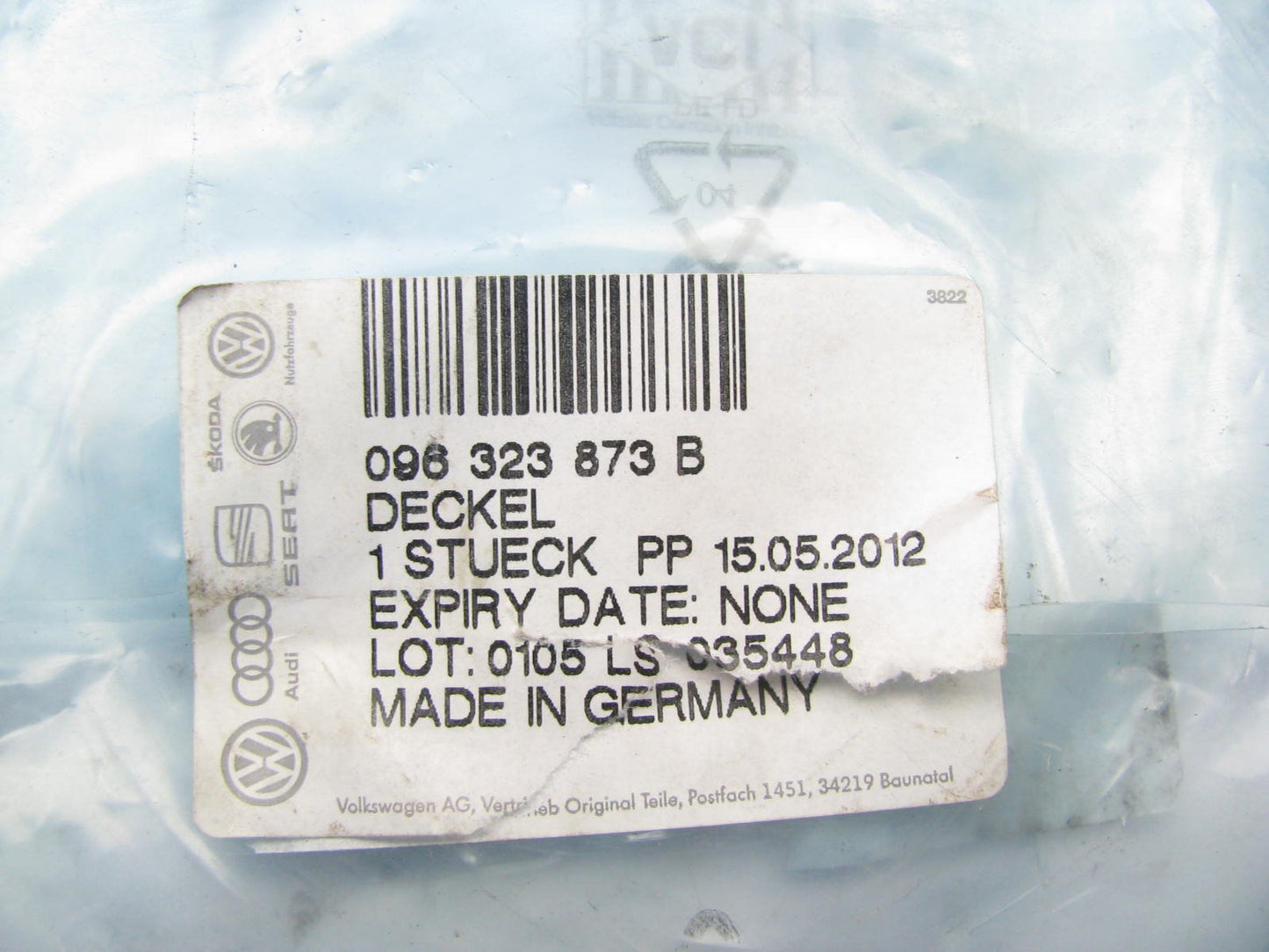 NEW - OEM Genuine Automatic Transmission Bearing Cap Volkswagen 096323873B