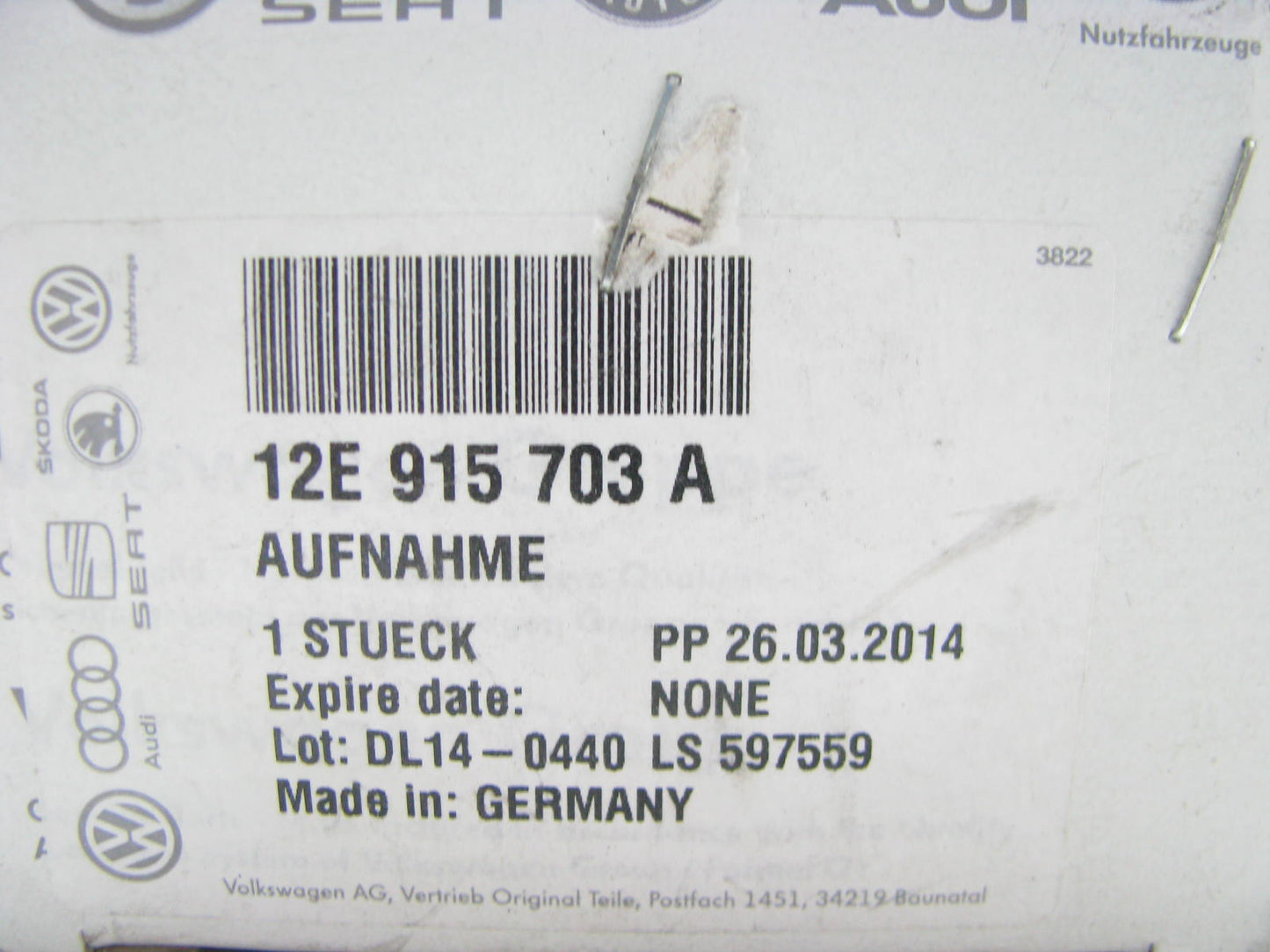 NEW - OEM VW Audi 12E915703A Drive Motor Battery Pack Control Module Connector