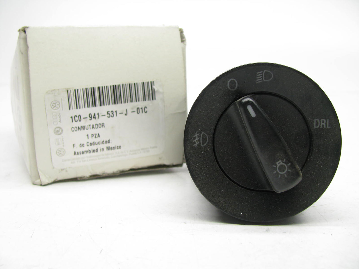 NEW - OEM VW Audi 1C0941531J01C Headlight Headlamp Switch W/ DRL & FOG