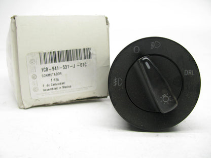 NEW - OEM VW Audi 1C0941531J01C Headlight Headlamp Switch W/ DRL & FOG