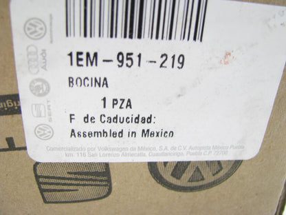 NEW - OEM VW Audi 1EM951219 Twin Tone Horn 1999-2002 VW Cabriolet