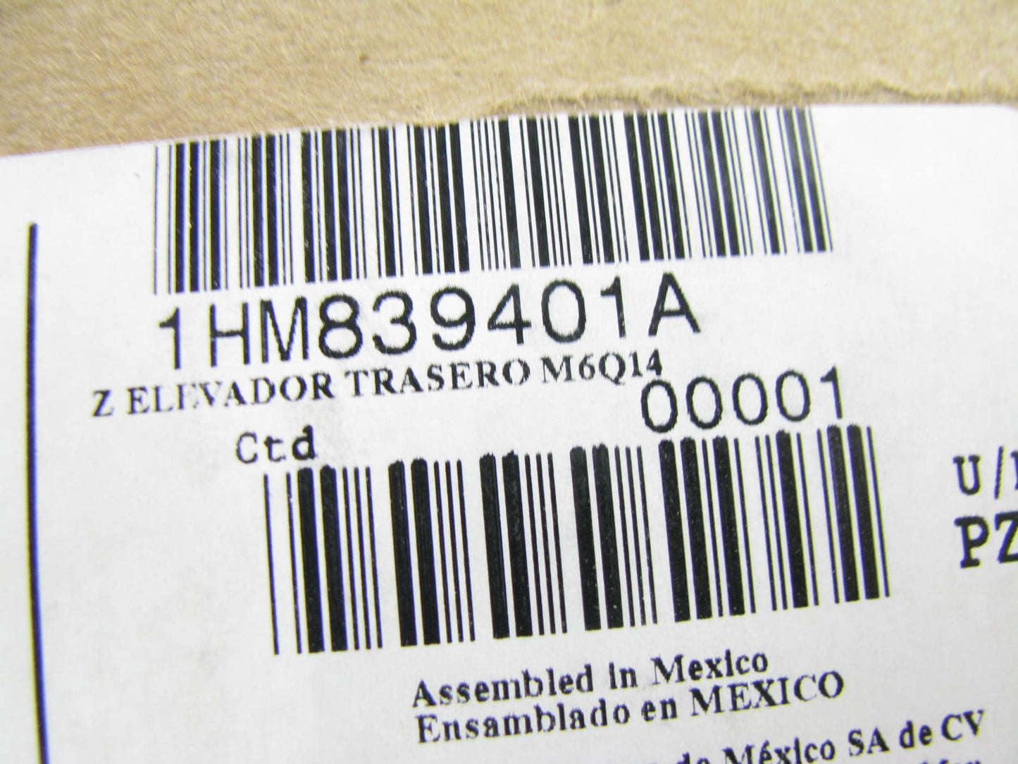 NEW GENUINE OEM 93-97 Vw Golf 1HM839401A REAR LEFT Window Regulator Manual