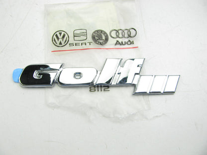 NEW - OEM VW Audi 1HM853687ABGX2 Tailgate Hatch Emblem 1994-1996 Golf