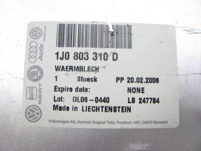 NEW GENUINE Exhaust Heat Shield OEM For 2000-06 Audi TT Quattro 1.8L 1J0803310D