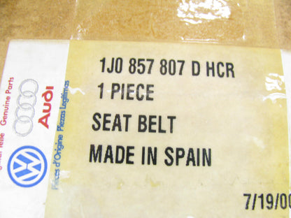 NEW - OEM Audi 1J0857807DHCR Rear Center Seat Belt 1999-2002 Volkswagen Jetta