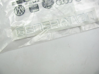 New Genuine OEM Rear Deck Lid Trunk Generation Badge For Volkswagen Golf 03-07